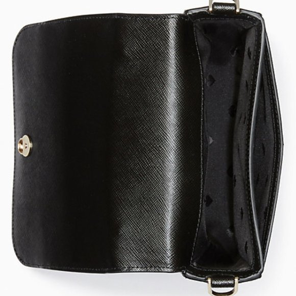 Kate Spade Staci Square Crossbody Saffiano Leather Black - Picture 4 of 16